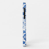 Portugees Tegels Mediterraan Blauw Bloemen Case-Mate iPhone Case (Achterkant/links)