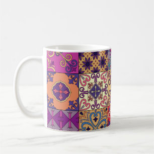 Portugees Tegels Talavera Stijl Patroon Koffiemok