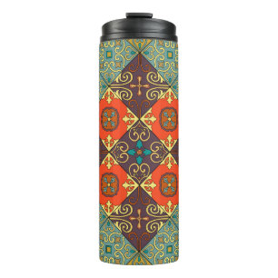 Portugees Tegels Talavera Stijl Patroon Thermosbeker