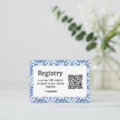 Portugees tegels Vrijgezellenfeest Registry Enclos Informatiekaartje (Staand voorkant)