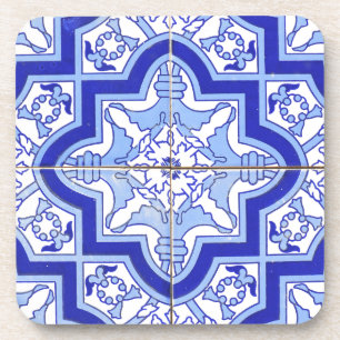 Portugees Tile Blue en White Bier Onderzetter