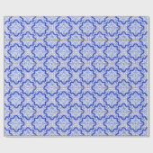 Portugees Tile Blue en White Cadeaupapier (Vlak)