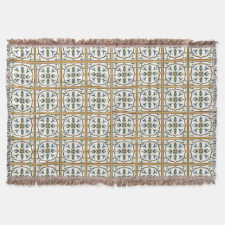 Portugees Tile Pattern - Azulejos of Portugal Deken