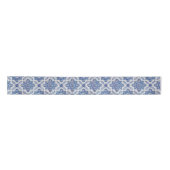 Portugees Tile Satin Ribbon, 2 Yard Spool Satijnen Lint (Voorkant)