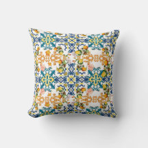 Portugees tiles kiwi en citroenpatroon