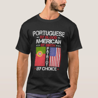 Portugees Van Geboorte Amerikaan Van Geboorte Patr T-shirt
