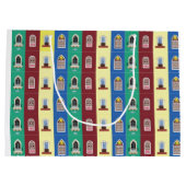 Portugees vensterthema groot cadeauzakje (Achterkant)