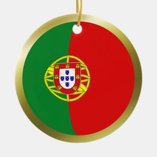 Portugees Vlag Ornament (Voorkant)