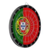 Portugees vlagdartboard en Portugal/spelboard Dartbord (Voorkant Links)