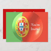 Portugees vlaggenontwerp Elke keer dat er een voor Kaart (Voorkant / Achterkant)