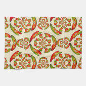 Portugees vlagpatroon theedoek (Horizontaal)