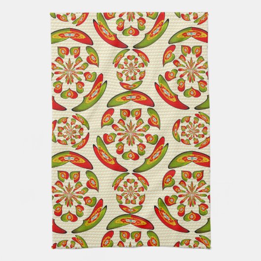 Portugees vlagpatroon theedoek (Verticaal)