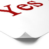 Portugees voedsel Ja alstublieft Poster (Hoek)