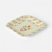 Portugees volkshart papieren bordje (Gebogen)