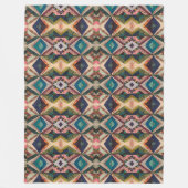 Portugees volkskunst design fleece deken (Voorkant)