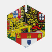 Portugees volkskunst keramisch ornament (Achterkant)