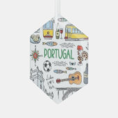 Portugees volkskunst keramisch ornament (Voorkant links)