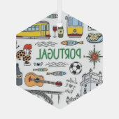 Portugees volkskunst keramisch ornament (Achterkant)