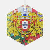 Portugees volkskunst keramisch ornament (Voorkant)