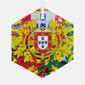 Portugees volkskunst keramisch ornament (Achterkant)