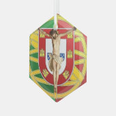 Portugees volkskunst keramisch ornament (Voorkant links)