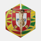 Portugees volkskunst keramisch ornament (Achterkant)