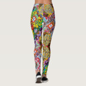Portugees volkskunst ontwerp leggings (Achterkant)