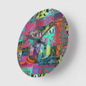 Portugees volkskunst ontwerp ronde klok (Hoek)