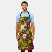 Portugees volkskunst ontwerp schort (Gedragen)