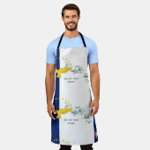 Portugees volkskunst ontwerp schort (Gedragen)