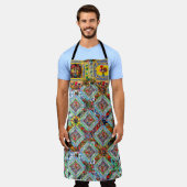 Portugees volkskunst ontwerp schort (Gedragen)