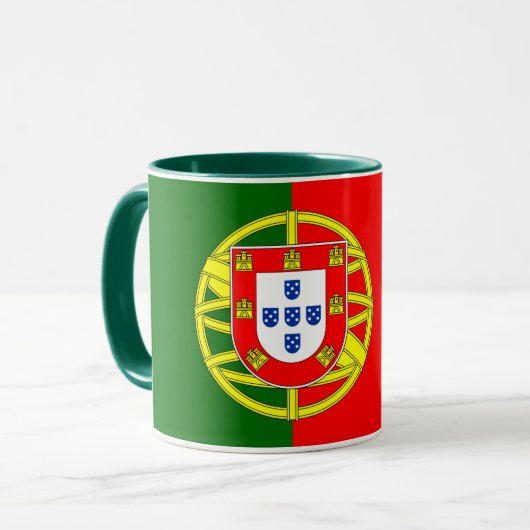Portugees wapen combo mok (Voorkant links)