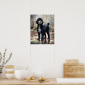Portugees Water Dog Art Print Poster (Keuken)