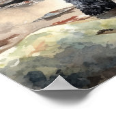 Portugees Water Dog Art Print Poster (Hoek)