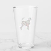 Portugees Water Dog Geo Pset Glas (Achterkant)
