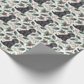 Portugees Water Dog Kerst Inpakpapier (Hoek)