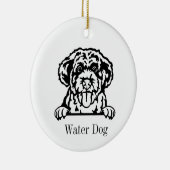 Portugees Water Dog ornament (Rechts)