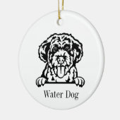 Portugees Water Dog ornament (Links)