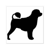 Portugees water Dog Silhouette Zelfinktende Stempel (Design)