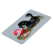 Portugees Water Hond 2 met Boei Bal Magneet (Linkerzijde)