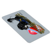 Portugees Water Hond 2 met Boei Bal Magneet (Rechterzijde)