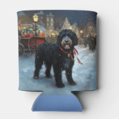 Portugees Water Hond Kerstfeest Seizoen Blikjeskoeler (Achterkant)