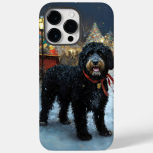 Portugees Water Hond Kerstfeest Seizoen Case-Mate iPhone 14 Pro Max Hoesje