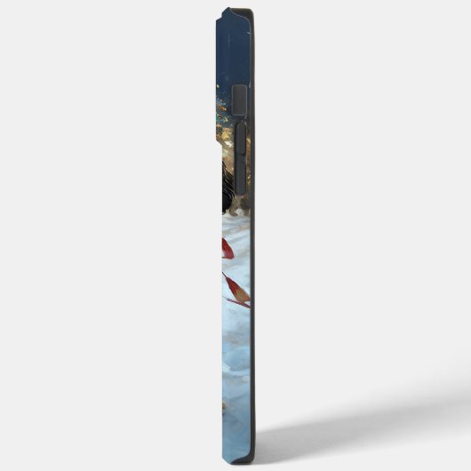 Portugees Water Hond Kerstfeest Seizoen Case-Mate iPhone Case (Achterkant / Links)