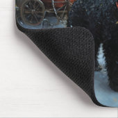 Portugees Water Hond Kerstfeest Seizoen Muismat (Hoek)