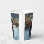 Portugees Water Hond Kerstfeest Seizoen Papieren Bekers (Links)