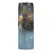 Portugees Water Hond Kerstfeest Seizoen Thermosbeker (Achterkant)