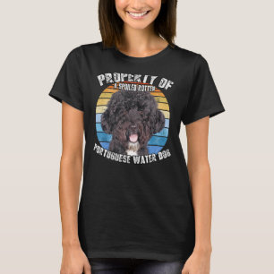 Portugees Water Hond Retro Eigendom van T-shirt