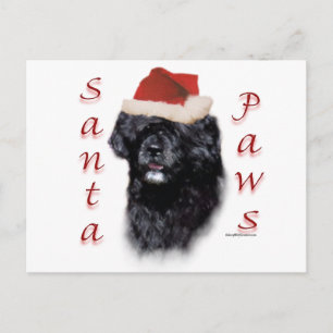 Portugees Water Hond Santa Paws Feestdagenkaart