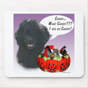 Portugees Waterhond Halloween Snoep Muismat